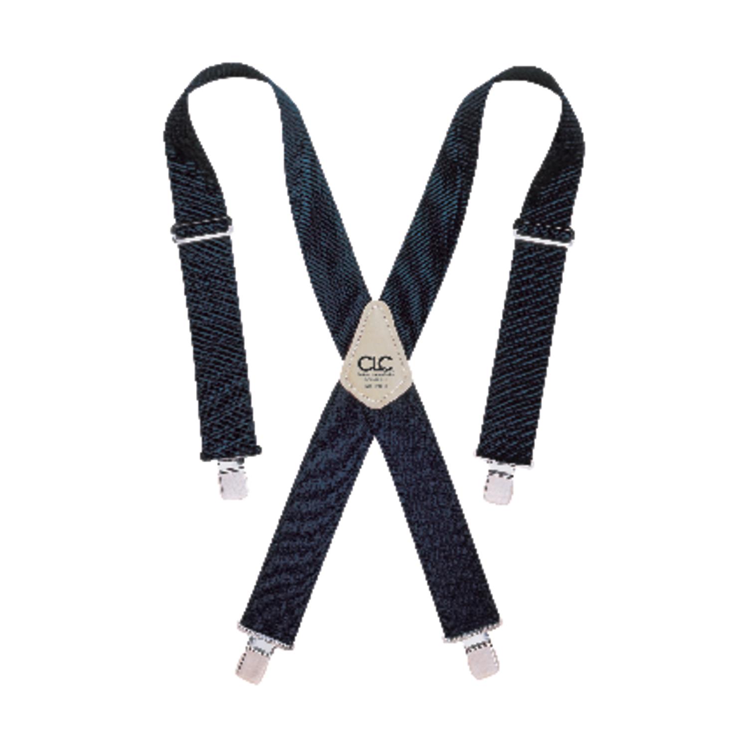 CLC 4 in. L X 2 in. W Nylon Suspenders Blue 1 pair