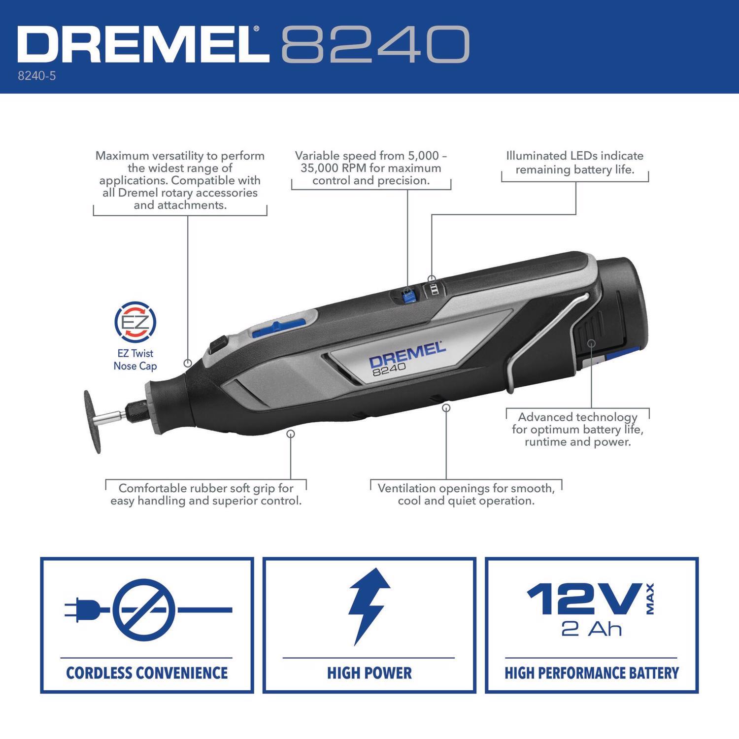 Dremel 12V Cordless Rotary Tool Kit