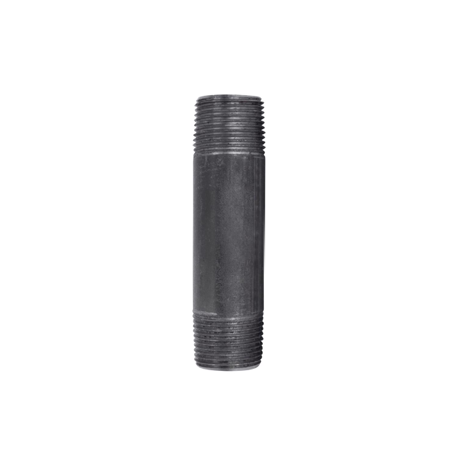 STZ Industries 3/4 in. MIP each X 3/4 in. D MIP Black Steel 4 in. L Nipple