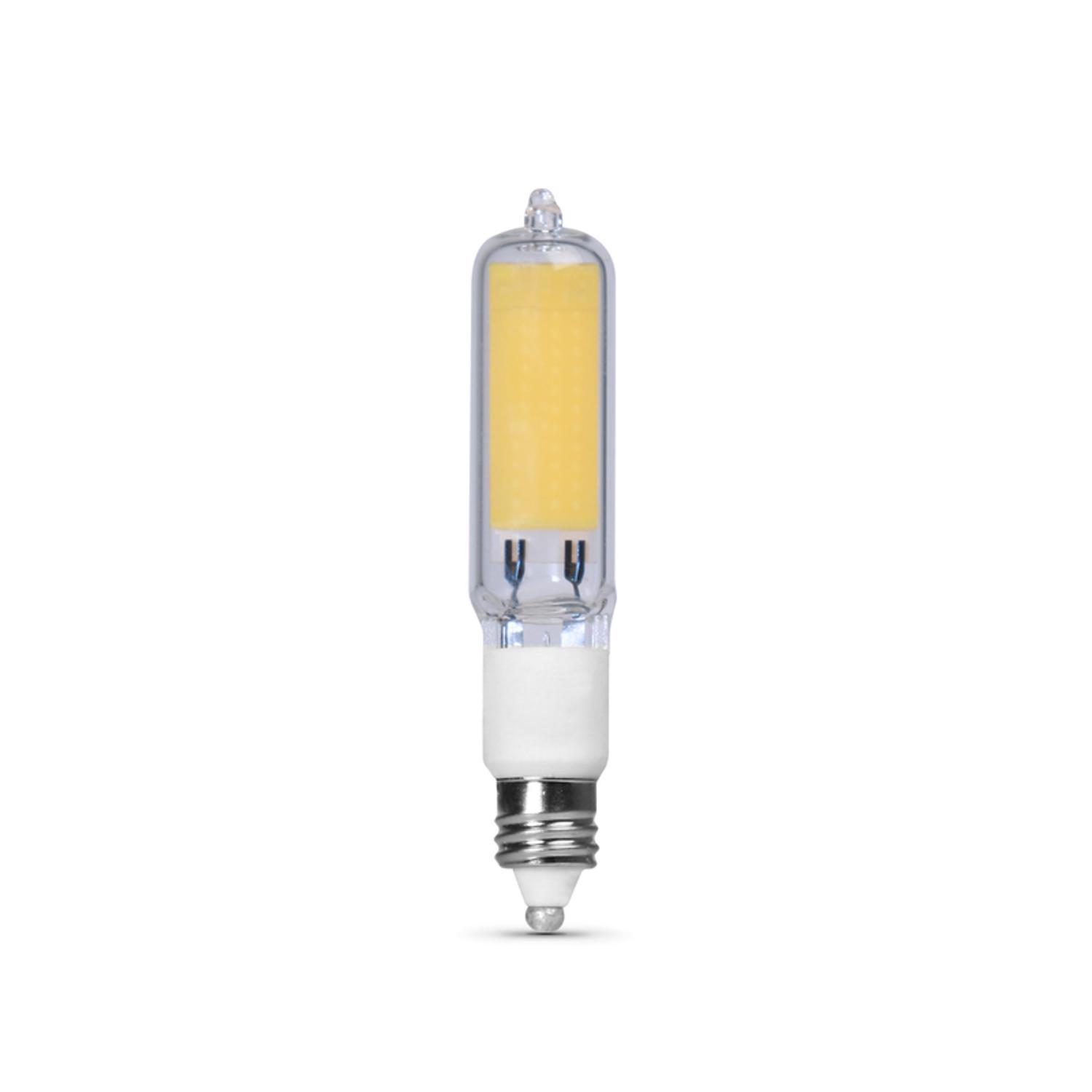Feit T4 E11 LED Bulb Warm White 35 Watt Equivalence 1 pk
