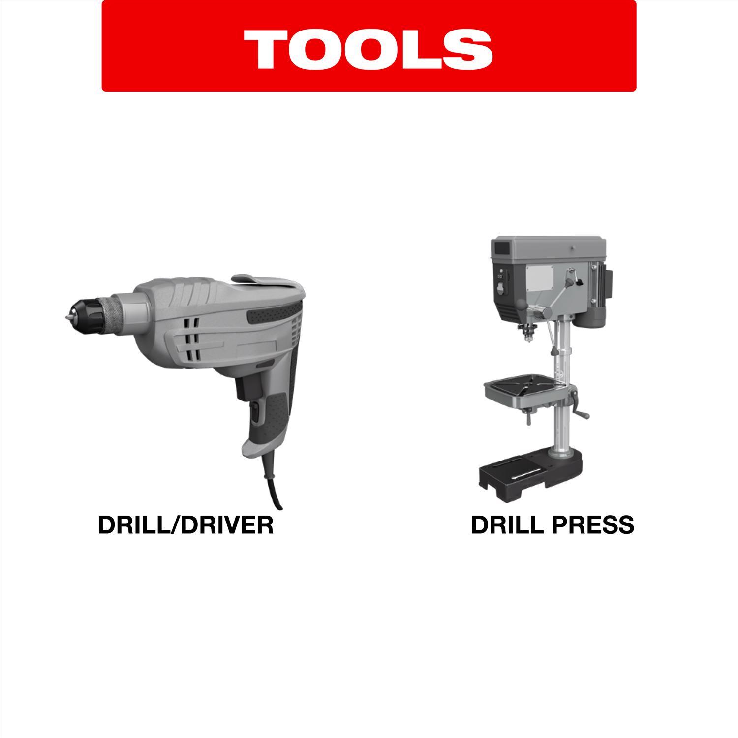 Diablo Metal Demon Steel Drill Bit Set 3-Flat Shank 15 pc