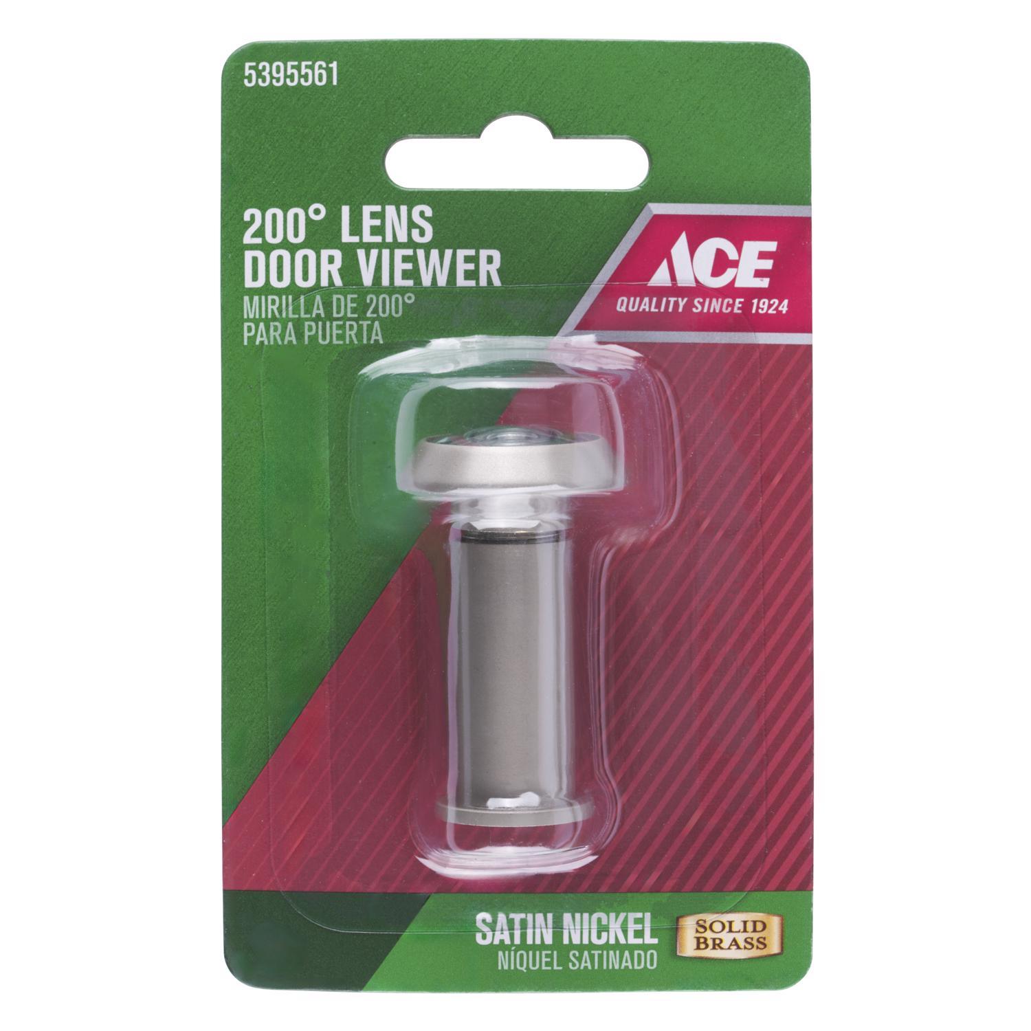 Ace 0.54 in. D 200 deg Satin Brass Door Viewer