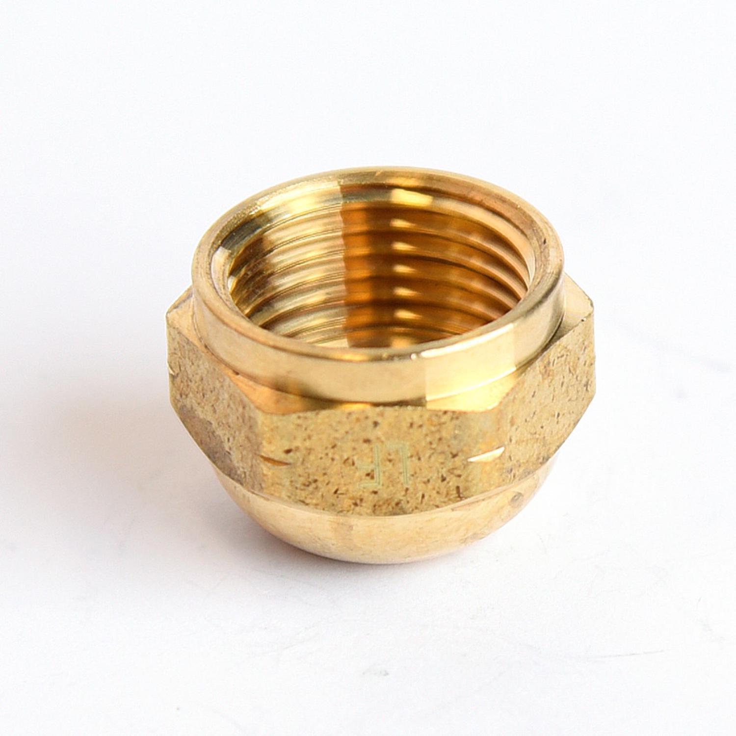 ATC 1/2 in. Flare Brass Cap