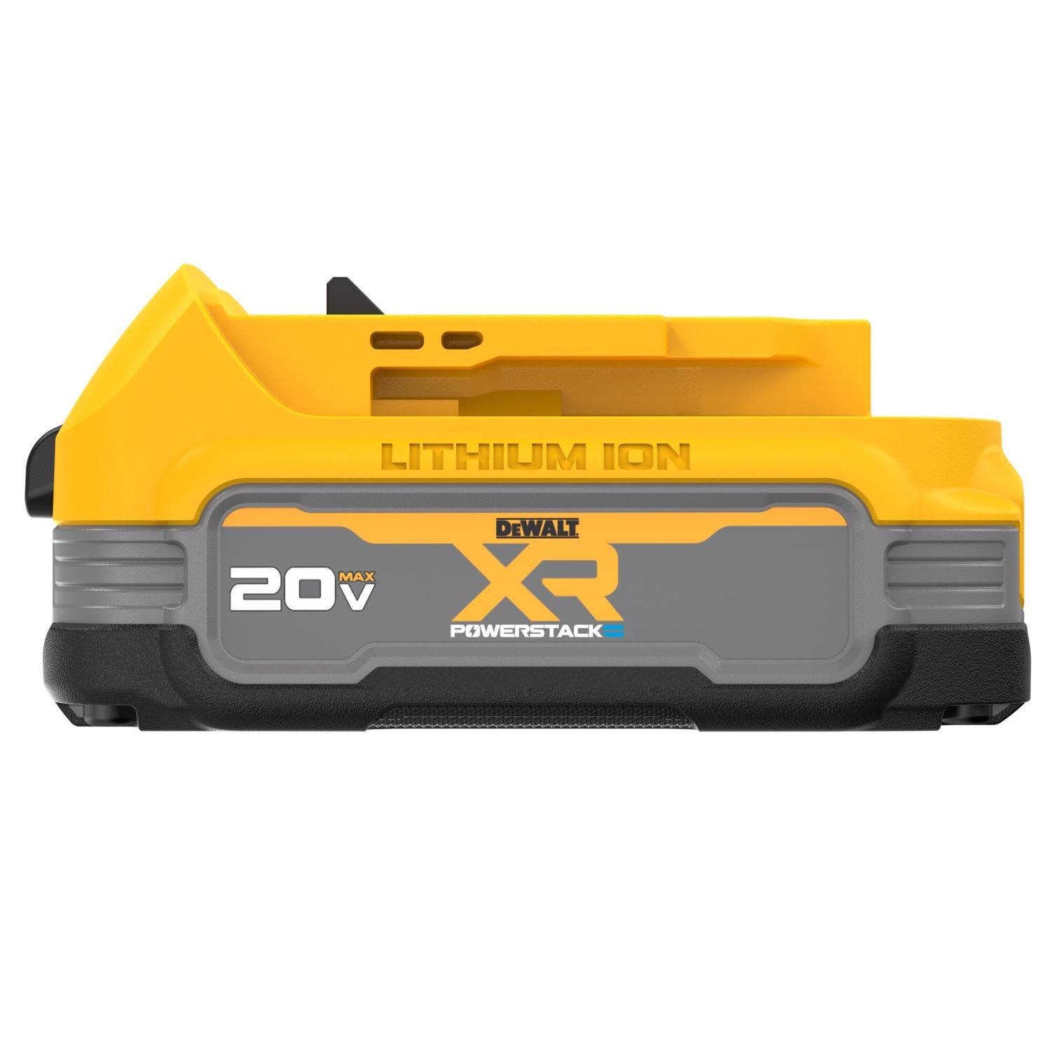 DeWalt 20V MAX POWERSTACK DCBP034 1.7 Ah Lithium-Ion Compact Battery 1 pc