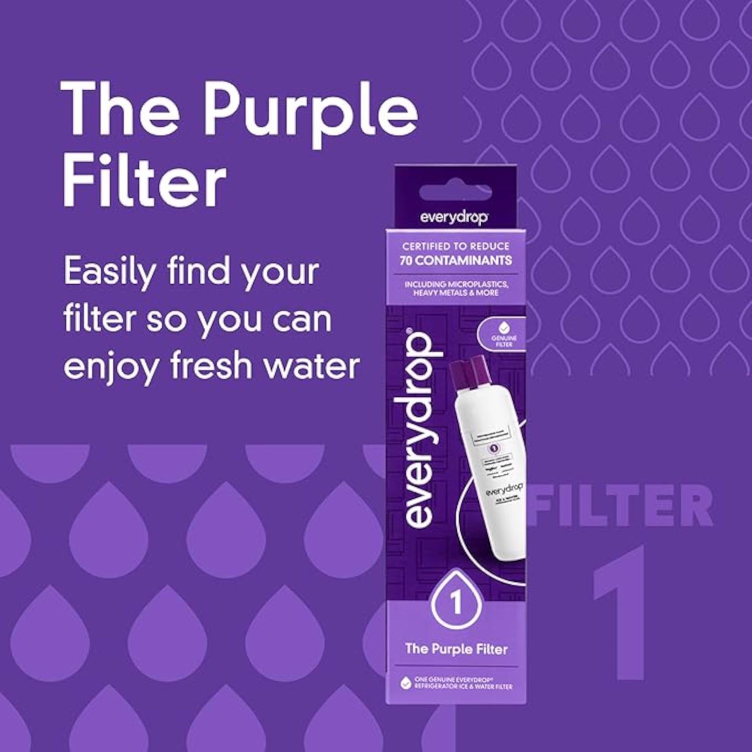 Whirlpool EveryDrop Refrigerator Replacement Filter For Whirlpool Filter 1