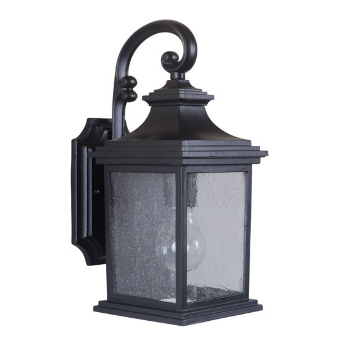 Craftmade Gentry 1 Light Small Outdoor Wall Lantern in Midnight