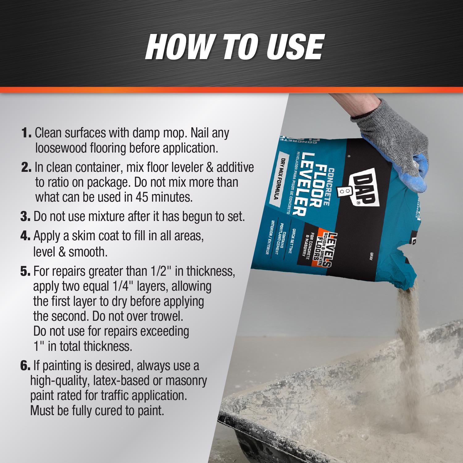 DAP Concrete Leveler 25 lb Gray