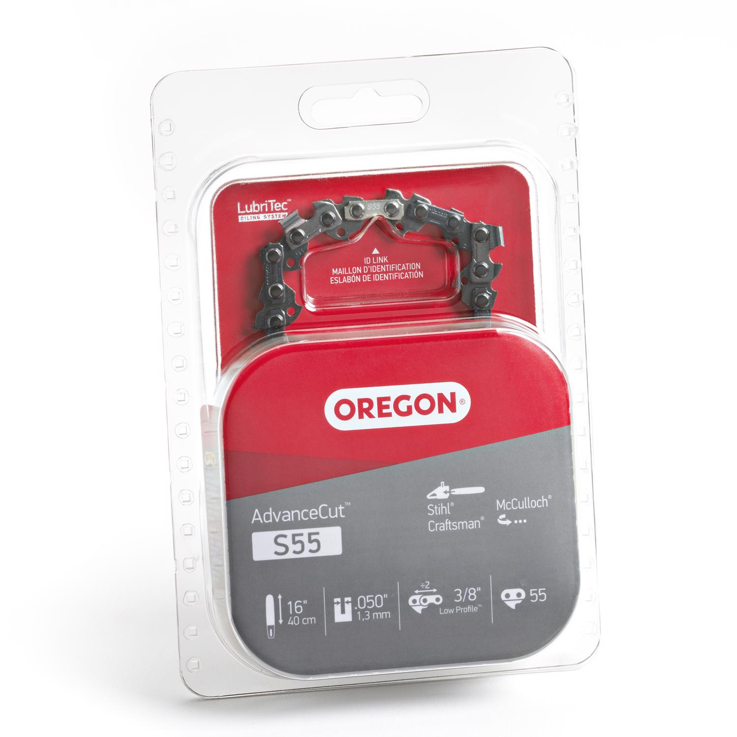 Oregon AdvanceCut S55 16 in. 55 links Chainsaw Chain