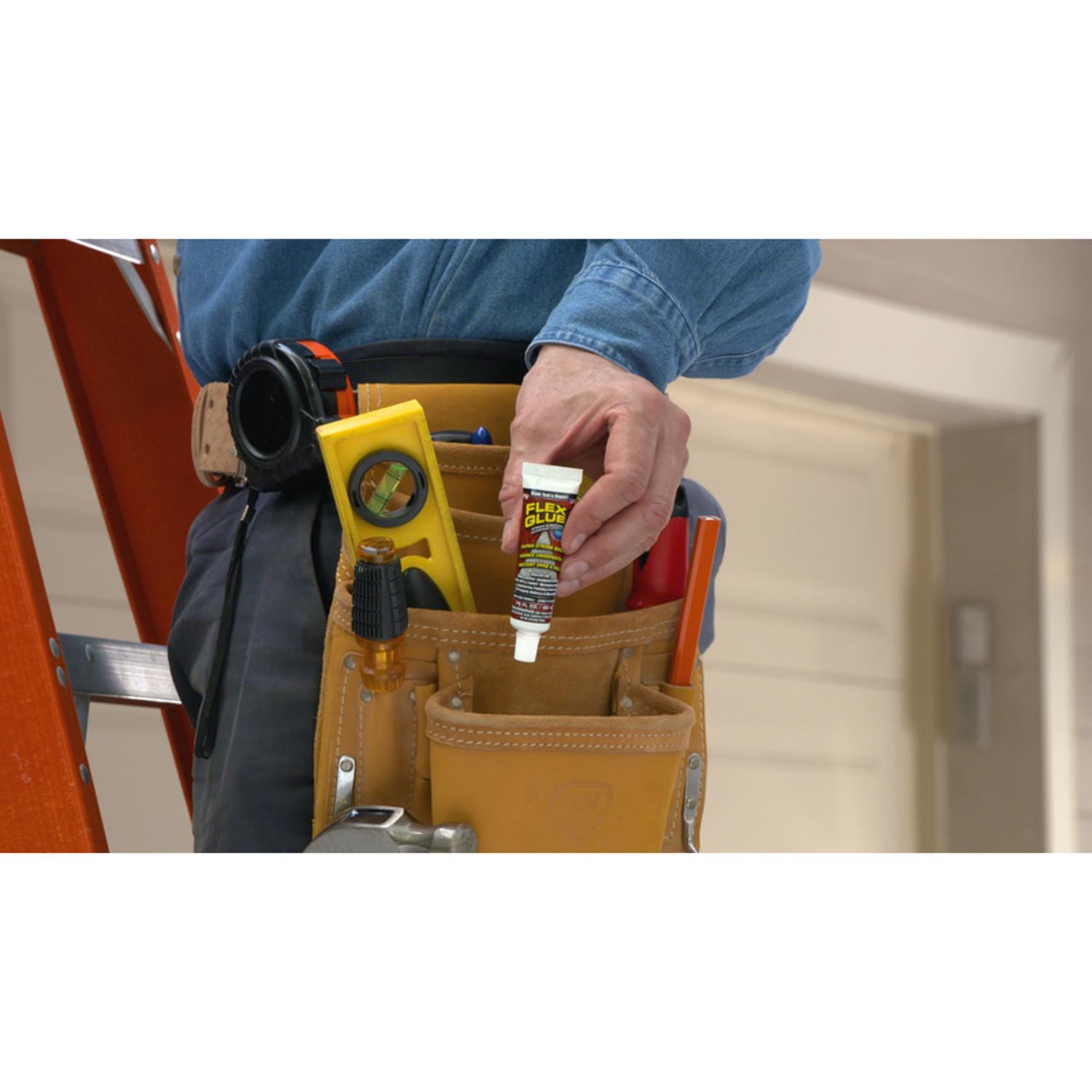 Flex Seal Family of Products Flex Glue MINI White Rubberized Waterproof Adhesive 0.75 oz