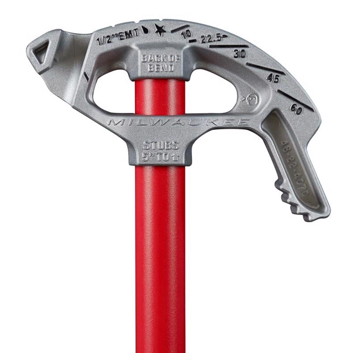 Milwaukee EMT 1/2 in. L Conduit Bender Die-Cast Aluminum/Steel