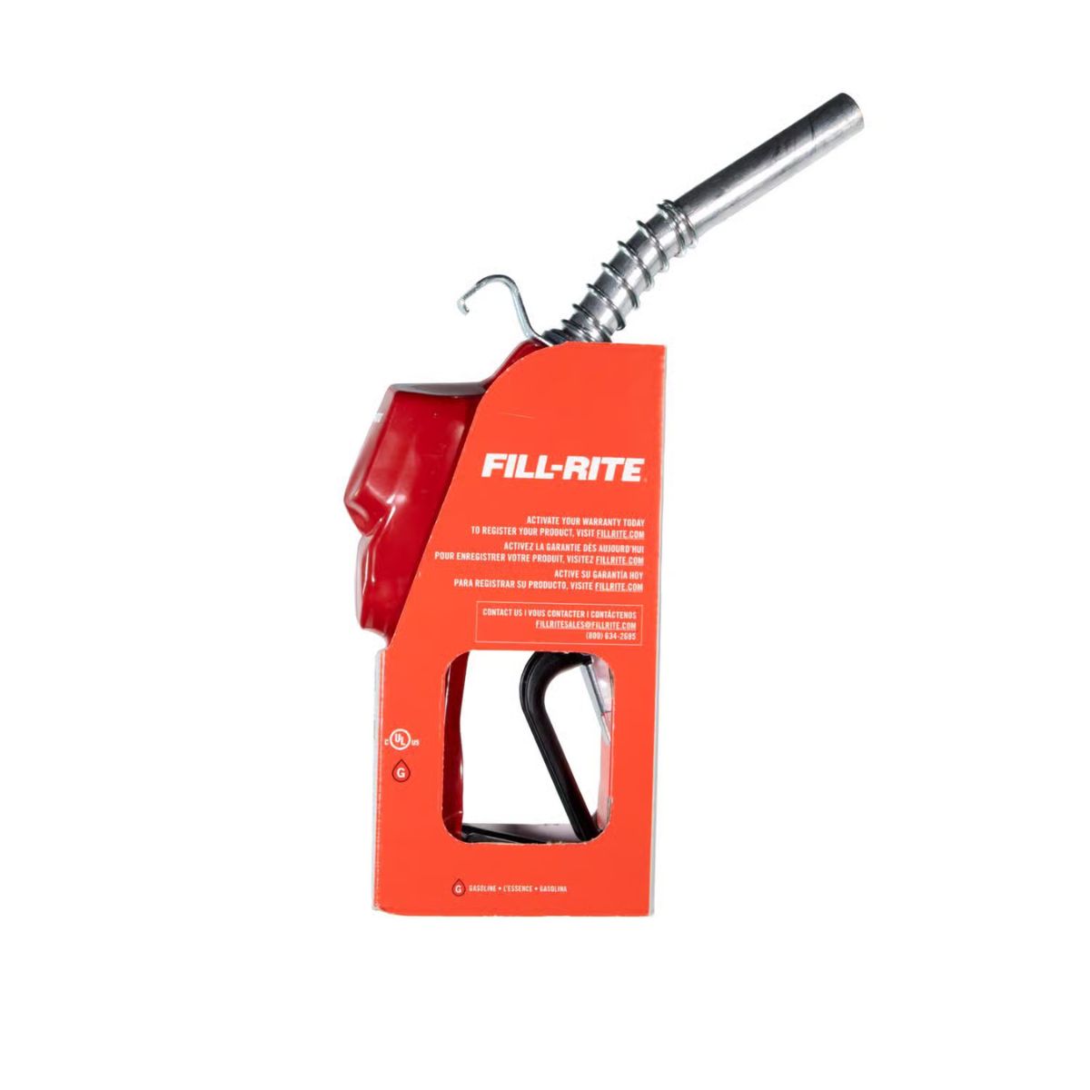 Fill-Rite Aluminum Fuel Nozzle With Hook