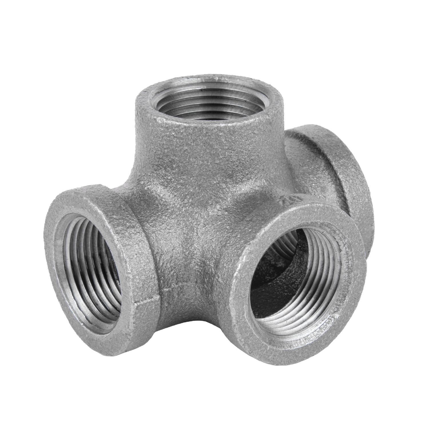 STZ Industries 1/2 in. FIP each X 1/2 in. D FIP 1/2 in. D FIP Black