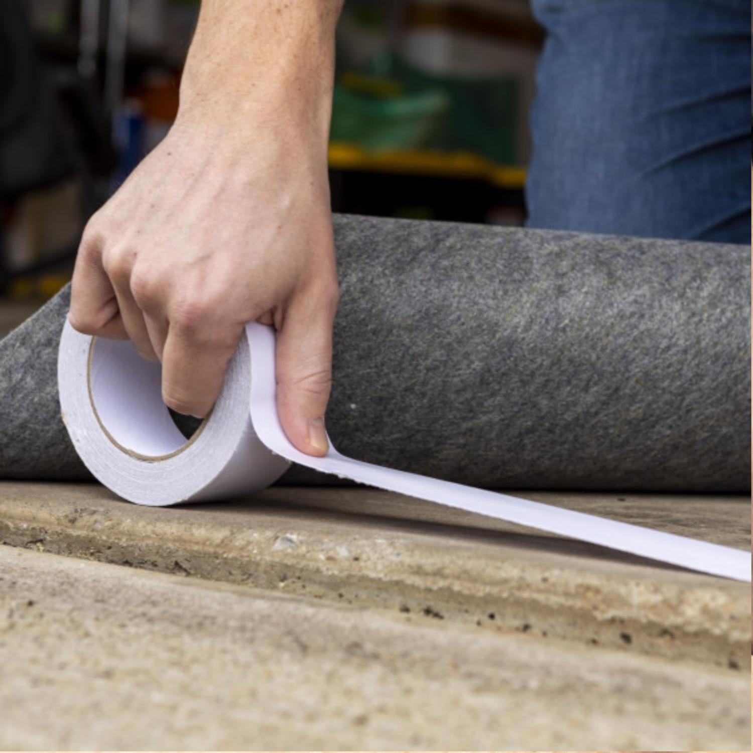 Duck 2.44 in. W X 15 ft. L Polyester Indoor and Outdoor Carpet Tape