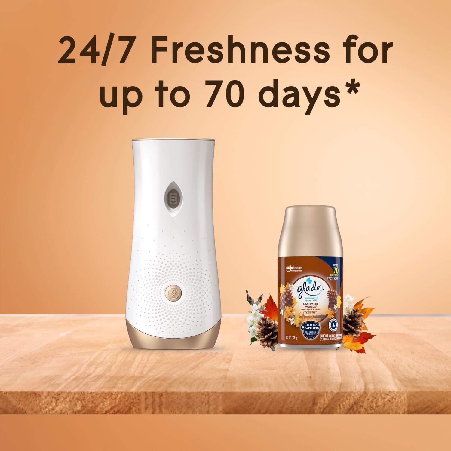 Glade Cashmere Woods Scent Air Freshener Refill 6.2 oz Aerosol