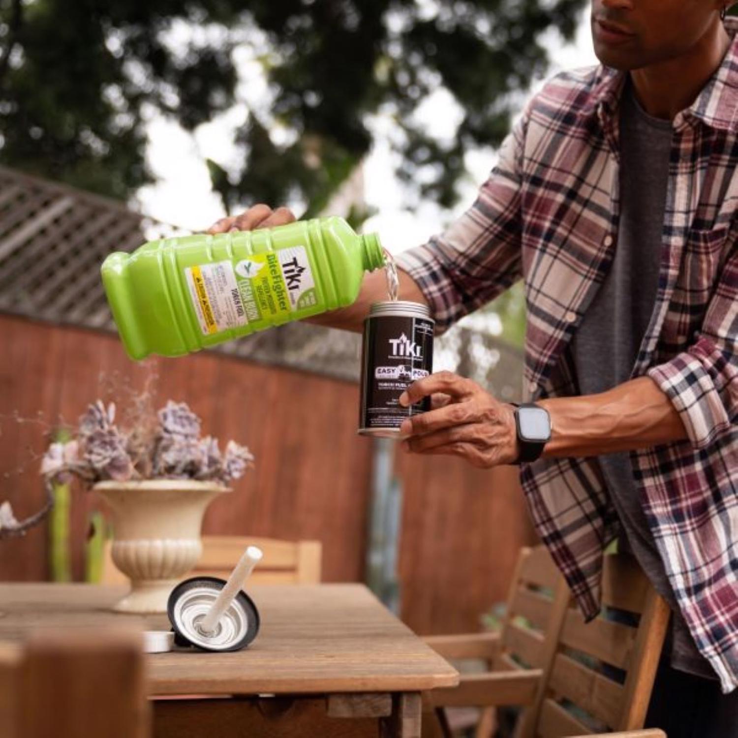 TIKI Easy Pour Citronella Torch Fuel Black 12 oz