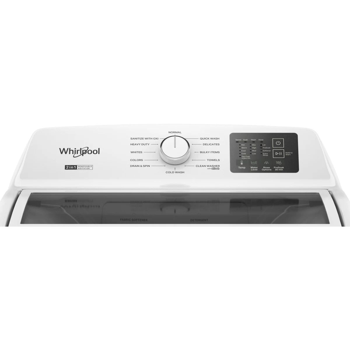 Whirlpool High Efficiency 2-Piece Removable Agitator Medium ( 4.2-cu ft ) Top-Load Washer ( White )