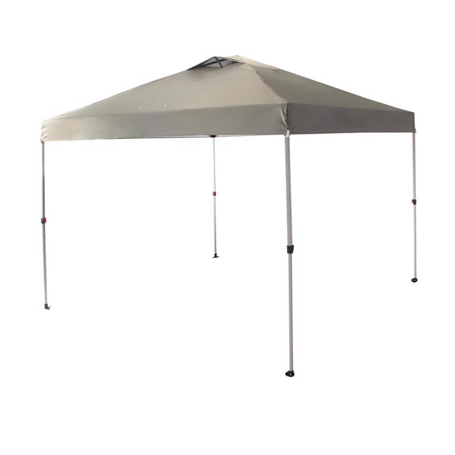 Crown Shade One Touch 150D Polyester Regal 100 Canopy 9.1 ft. H X 10 ft. W X 10 ft. L