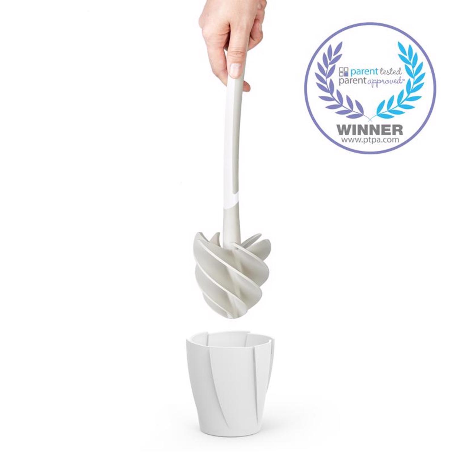 Better Living Looeez Toilet Bowl Brush & Holder White