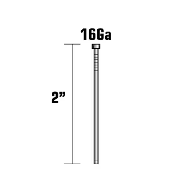 Metabo HPT 2-in. 16-Gauge Straight Finish Nail