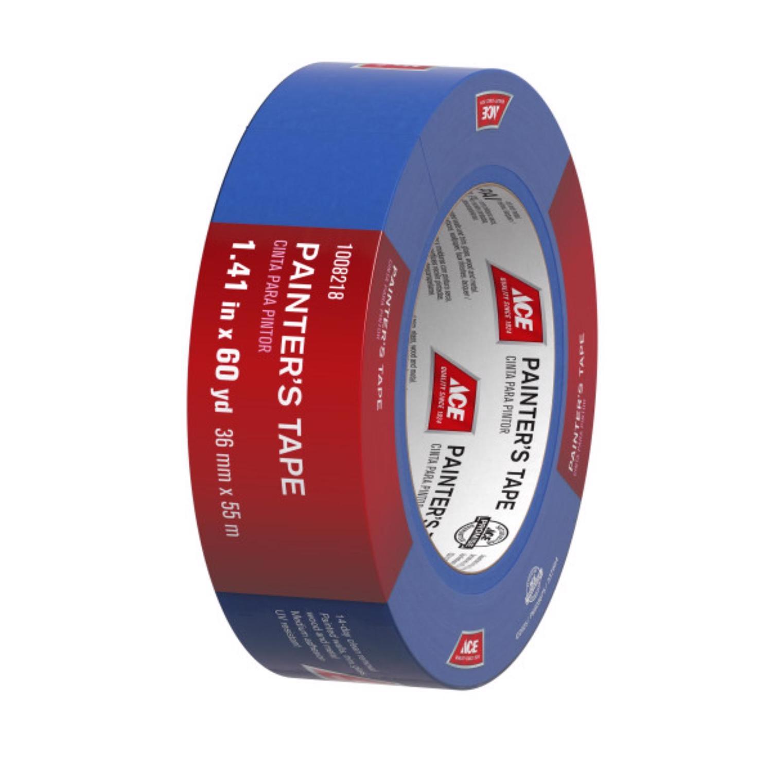 Ace Clean Release 1.41 in. W X 60 yd L Blue Medium Strength Painter's Tape 1 pk