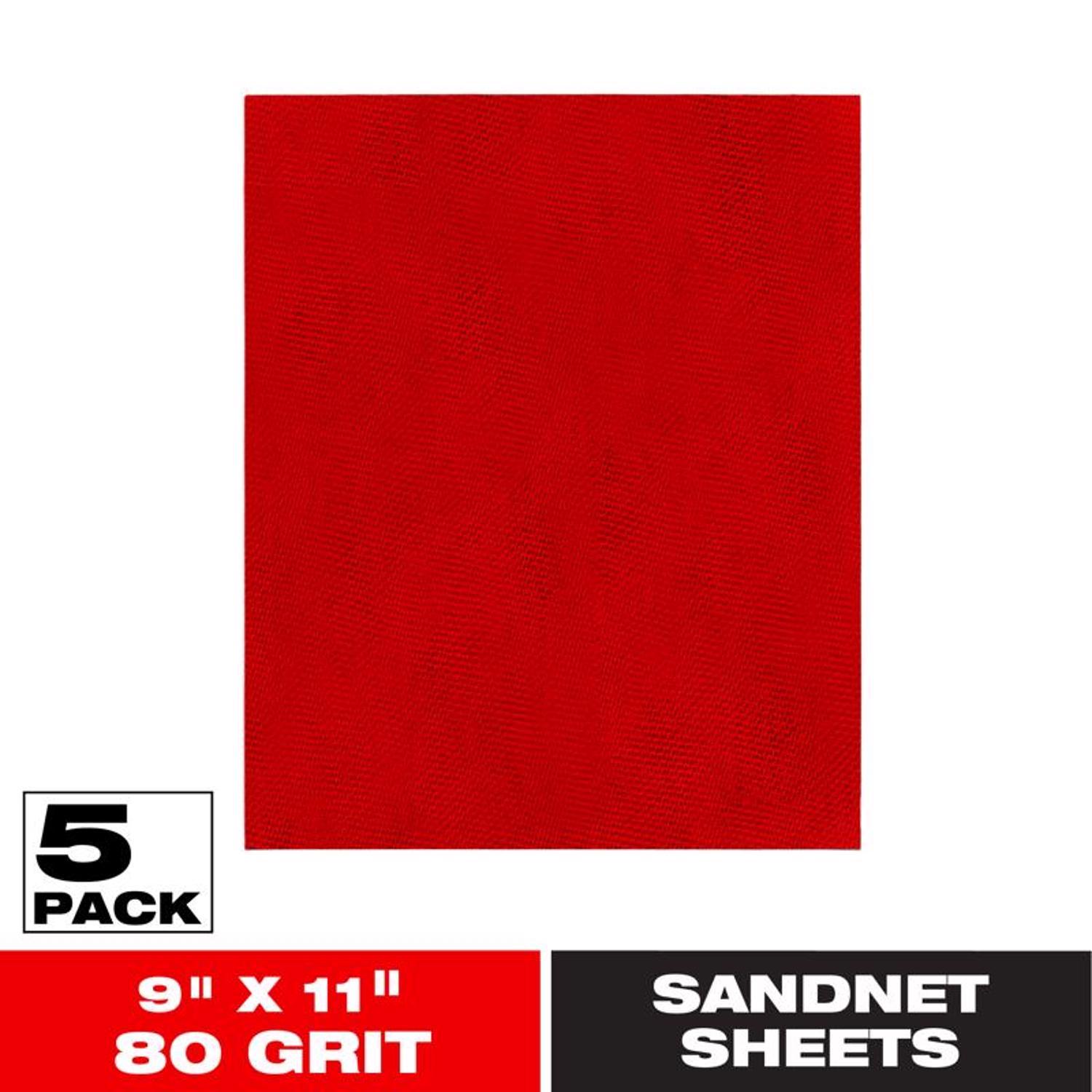 Diablo SandNet 11 in. L X 9 in. W 80 Grit Ceramic Sanding Sheet 5 pk