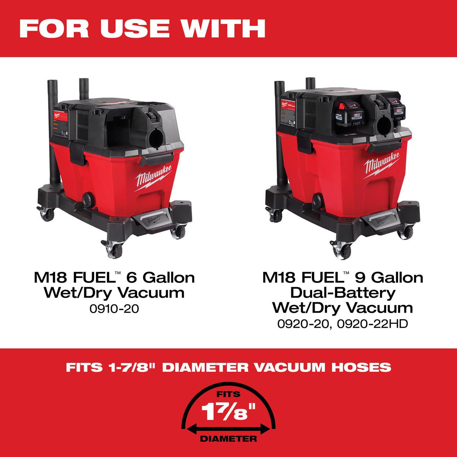 Milwaukee 9 ft. L X 1-7/8 in. D Wet/Dry Shop Vac Flexible Vacuum Hose 1 pc