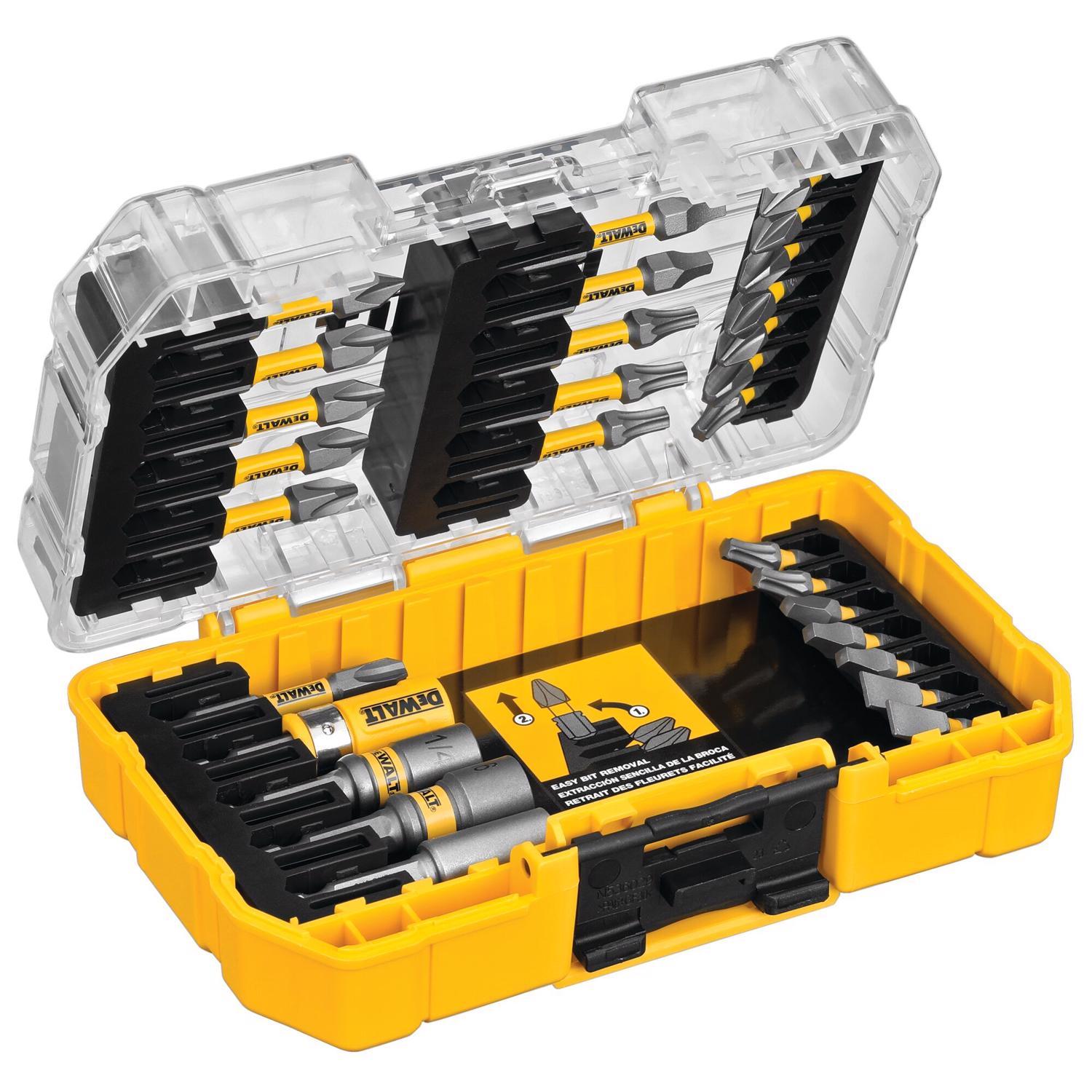 DeWalt Max Fit Screwdriver Bit Set Steel 30 pc