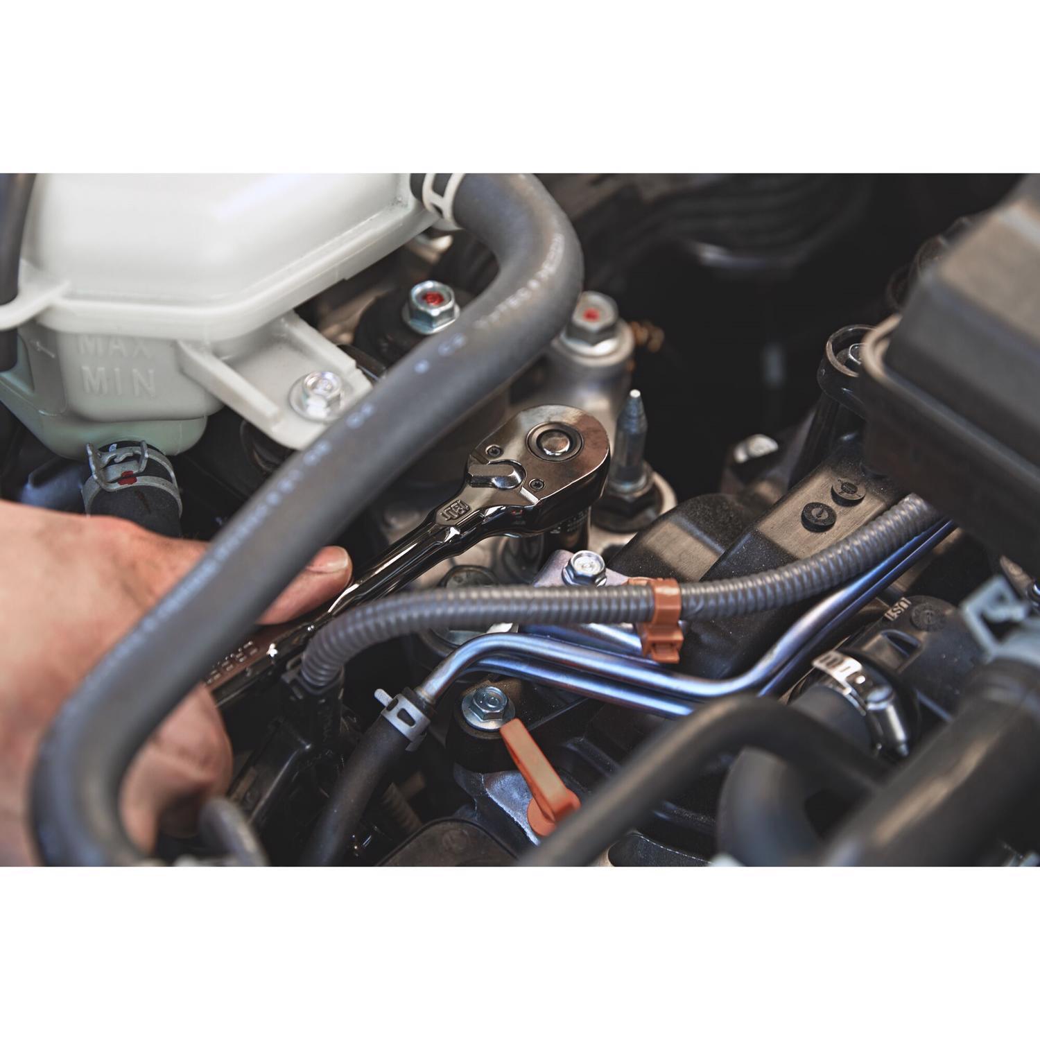 Craftsman OVERDRIVE 3/8 in. drive Pear Head Ratchet 180 teeth