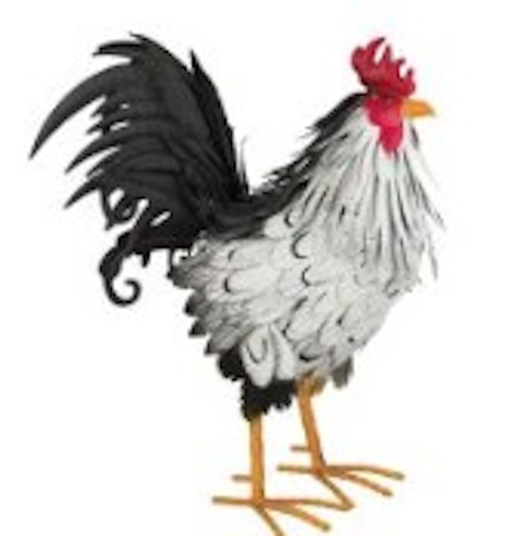 Decor Rooster Sussex 21"