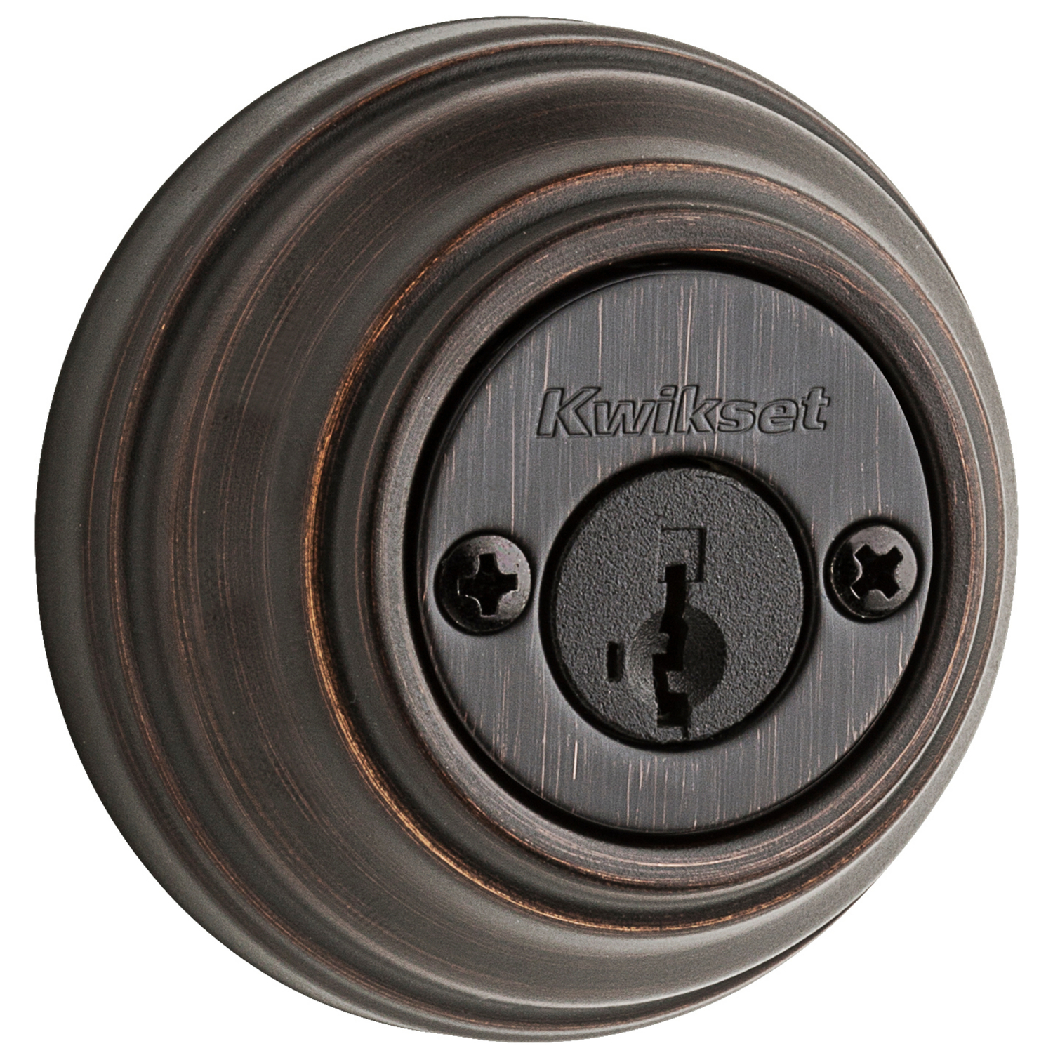 Kwikset SmartKey Venetian Bronze Metal Deadbolt