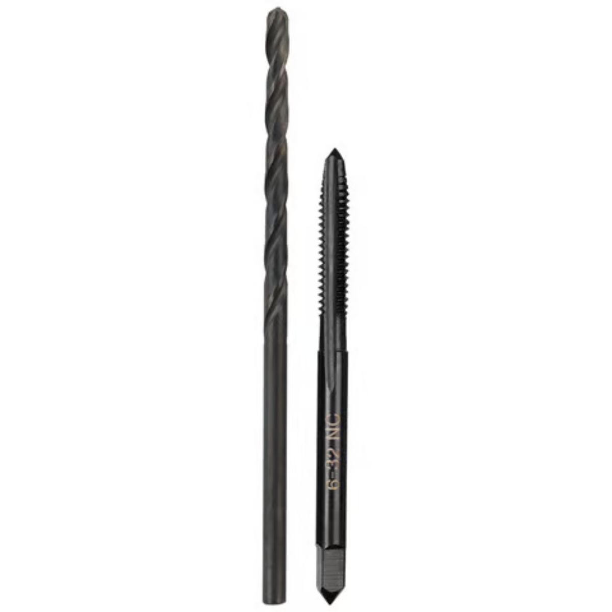 Milwaukee SAE 6-32 NC Straight Flute Plug Tap & #36 Drill Bit