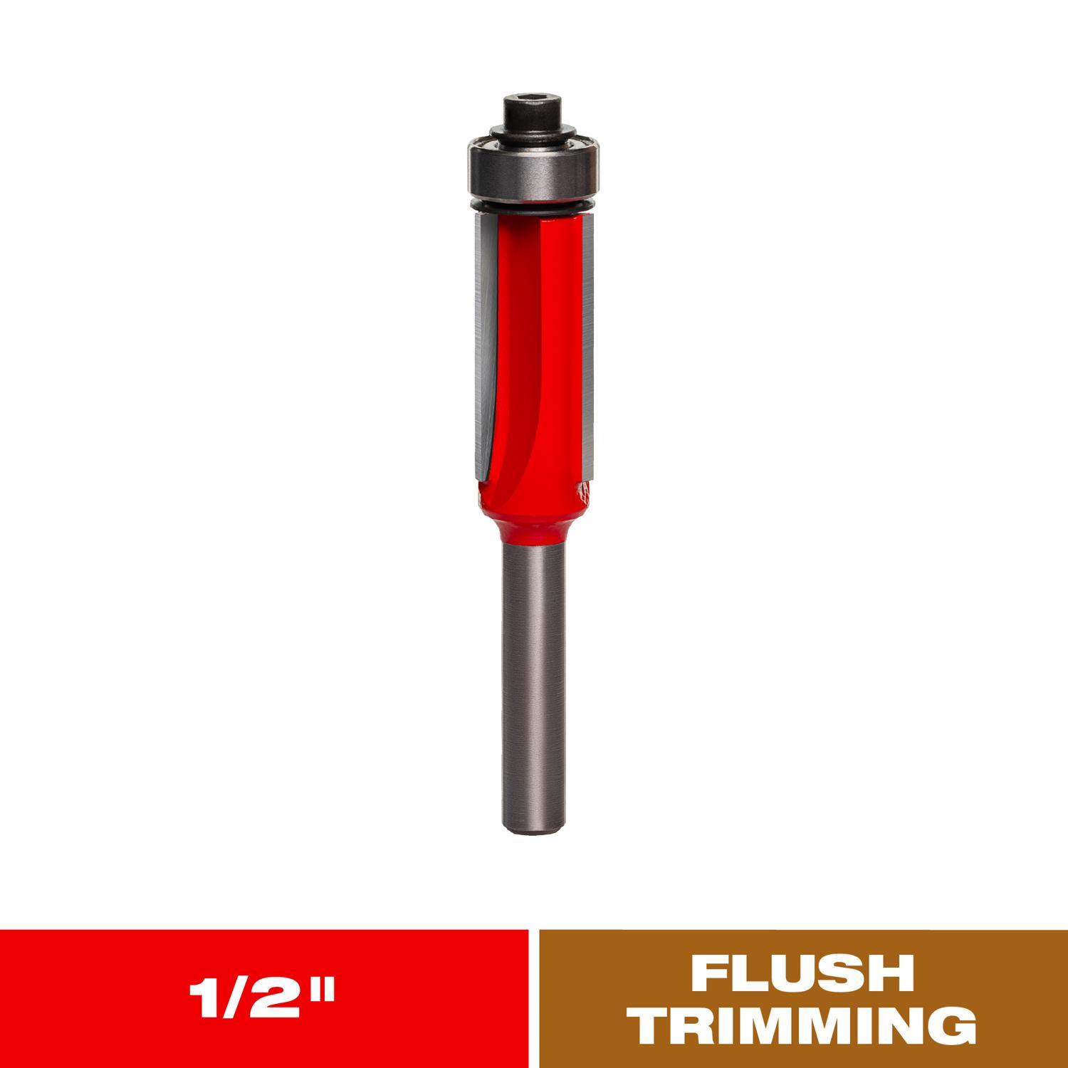 Diablo 1/2 in. D X 2-13/16 in. L Carbide Flush Trim Router Bit
