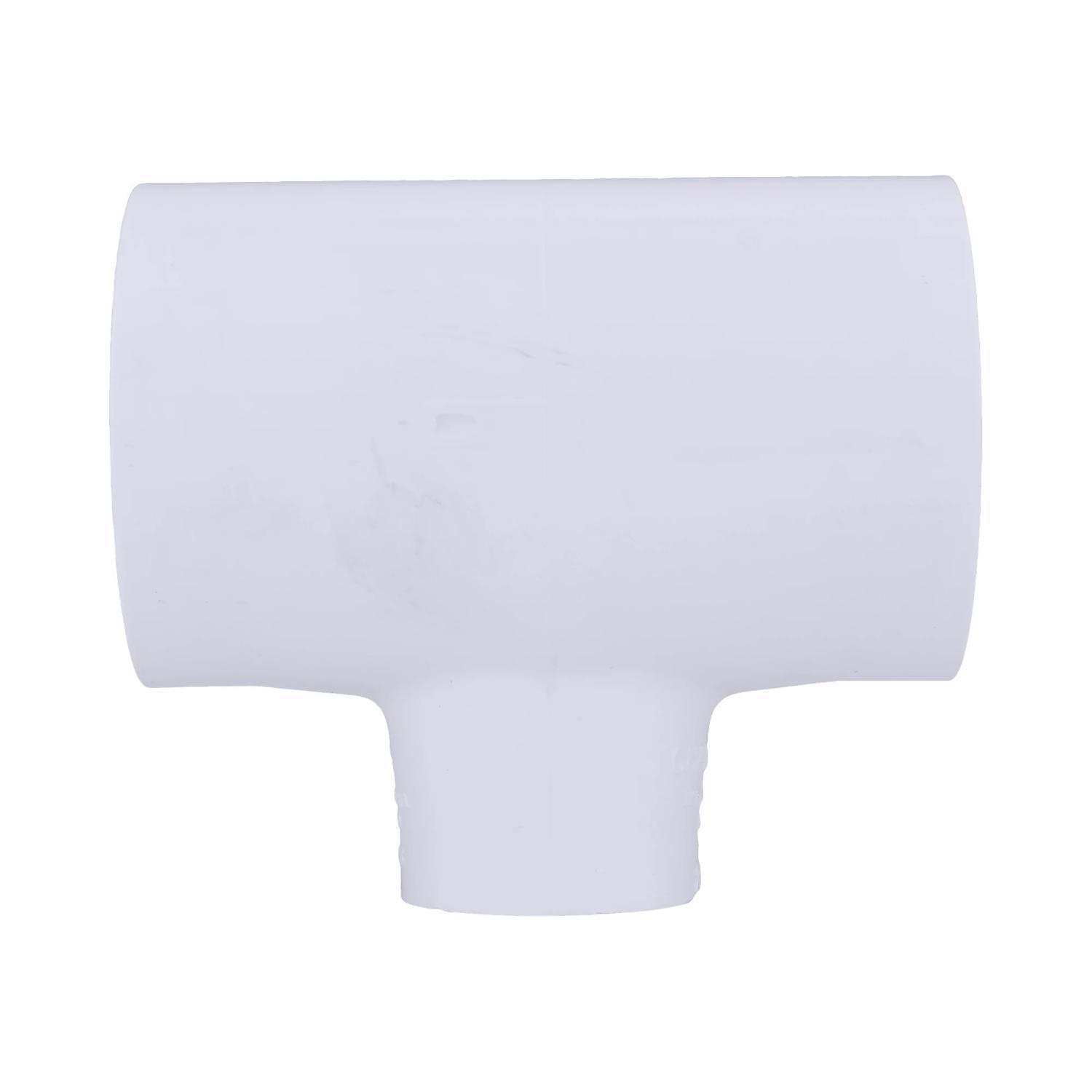 Charlotte Pipe Schedule 40 1-1/2 in. Slip X 1-1/2 in. D Slip PVC Reducing Tee 1 pk