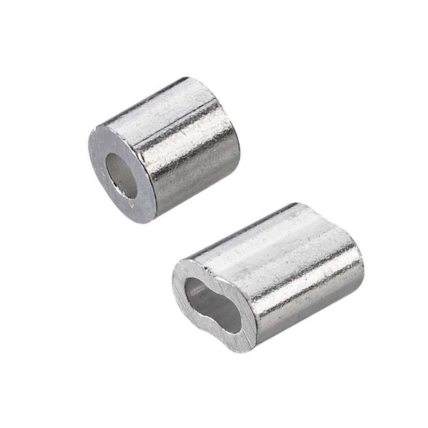 Richelieu 2.75 in. W X 4.5 in. L Aluminum Cable Ferrules and Stops
