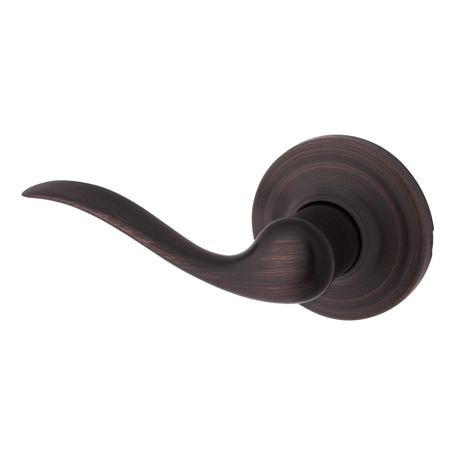 Kwikset Tustin Venetian Bronze Dummy Lever Left Handed