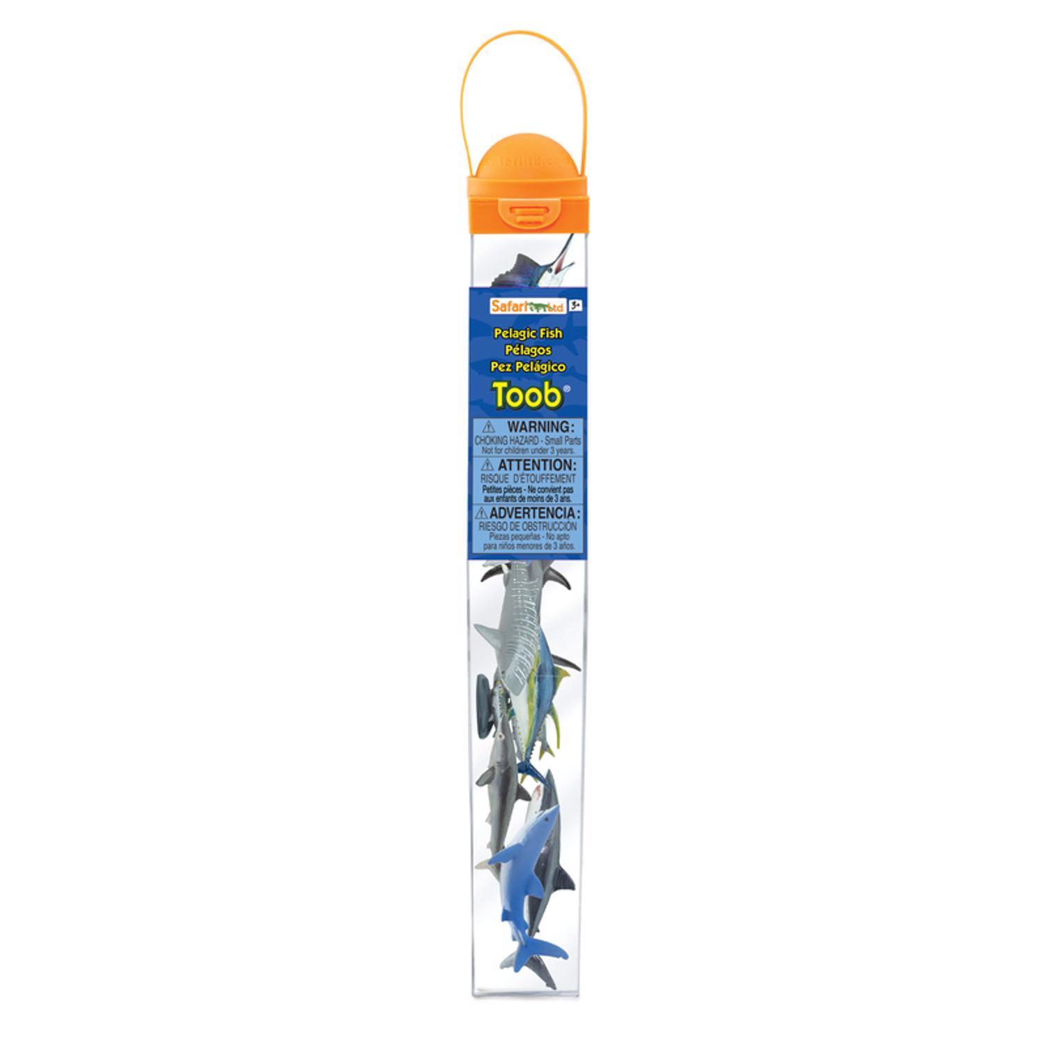 Safari Ltd. Toobs Pelagic Fish Toy Assorted 10 pc