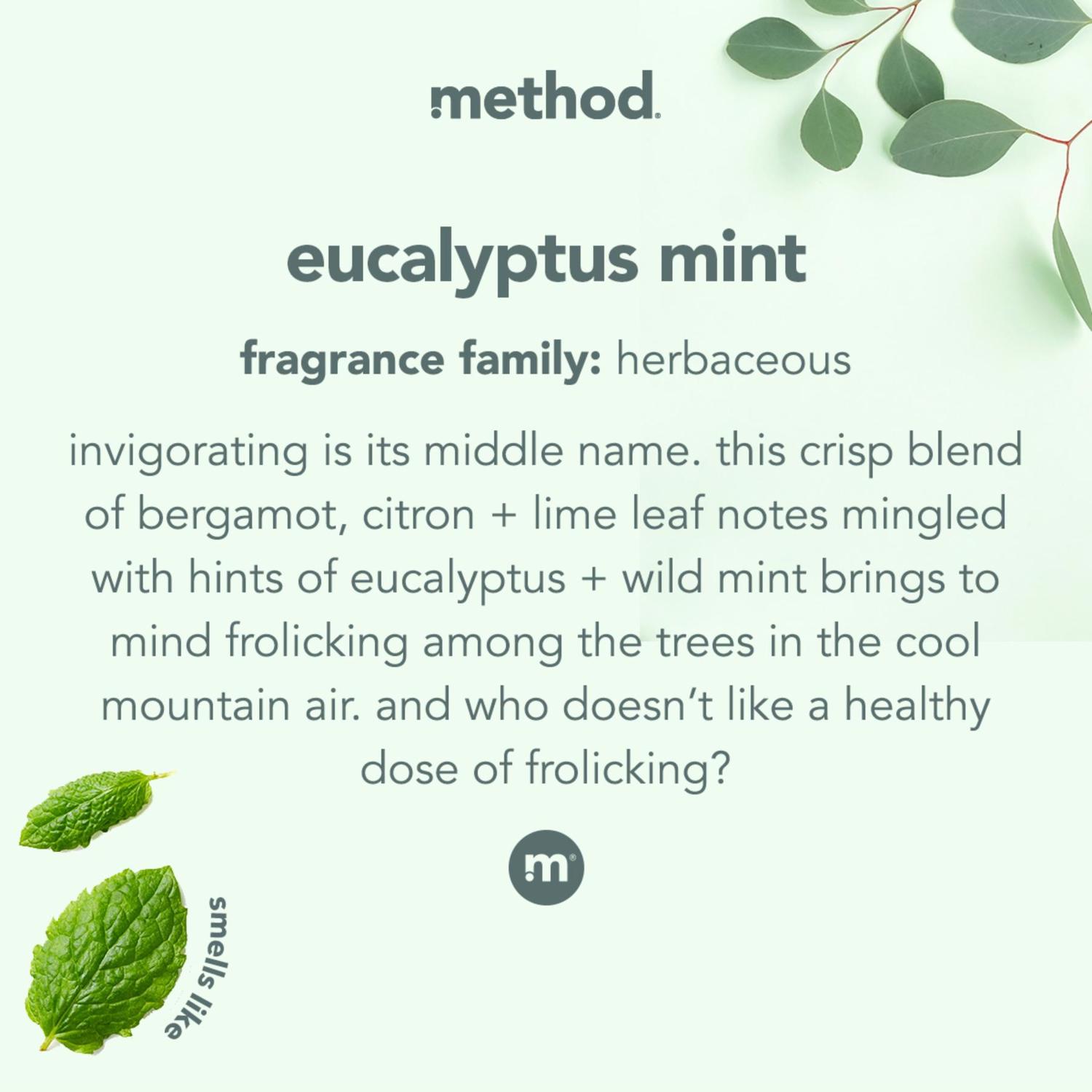 Method Eucalyptus Mint Scent Bathroom Tub and Tile Cleaner 28 oz Liquid