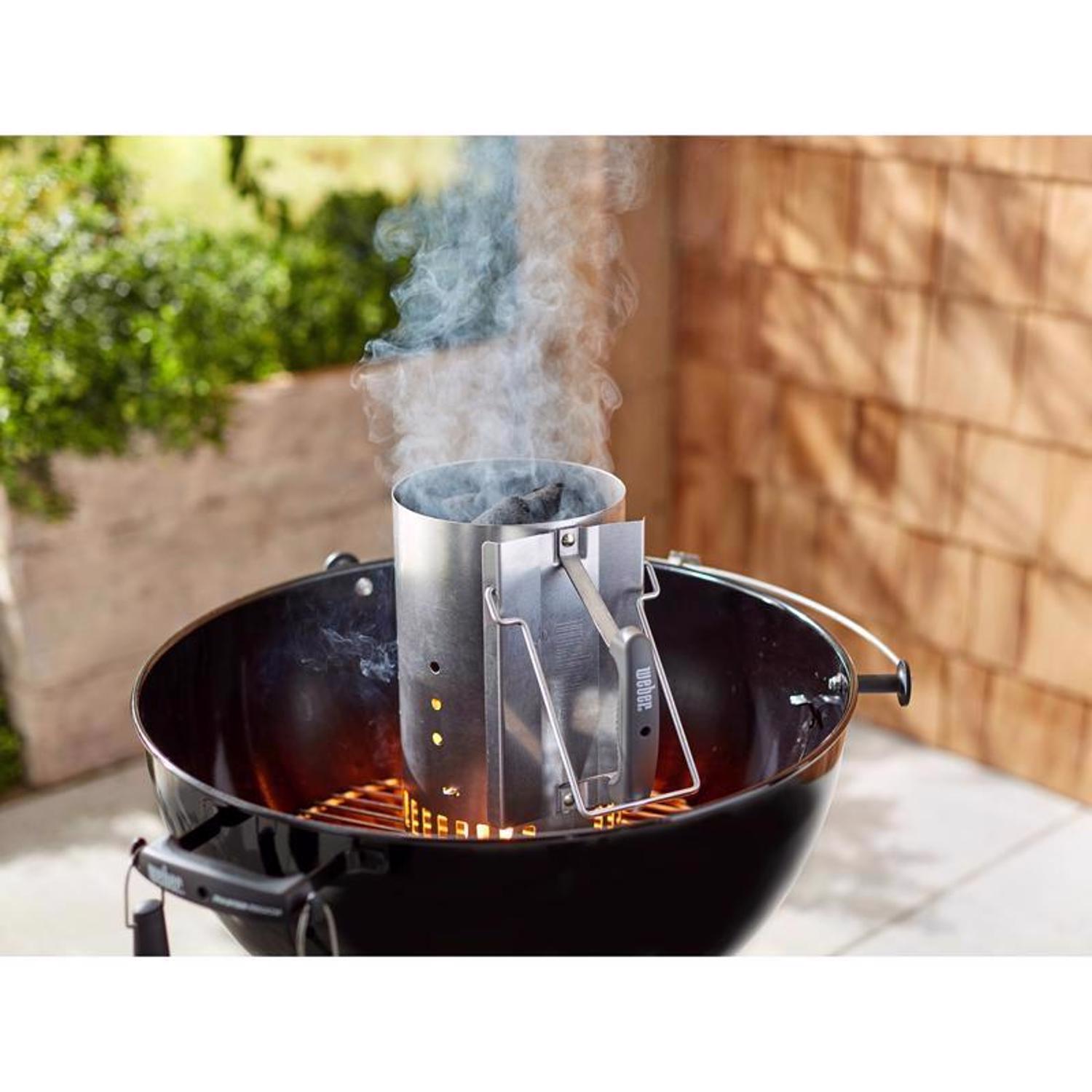 Weber Steel Chimney Starter 12.7 in. L X 8.1 in. W For Weber