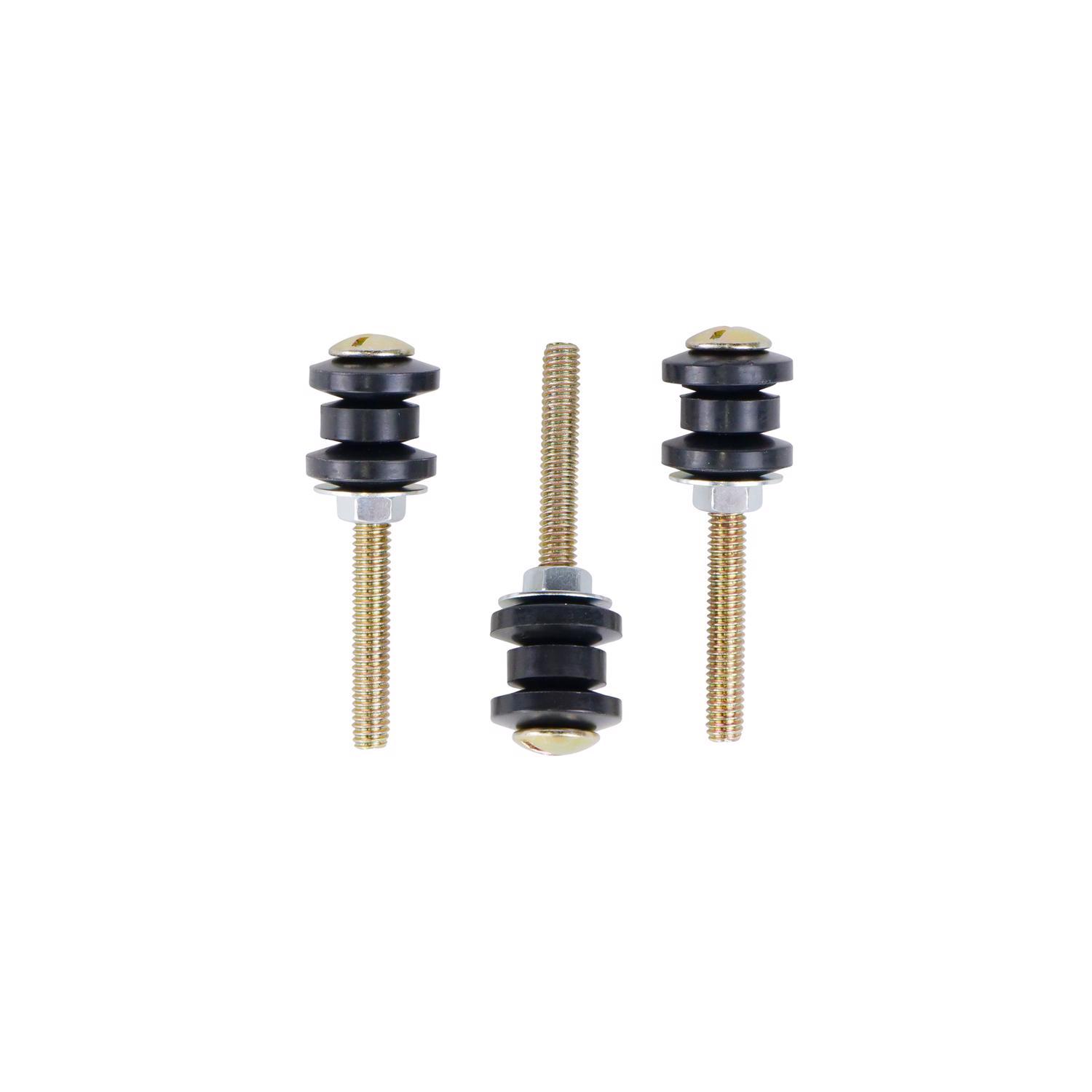 Ace Tank to Bowl Bolts Black Brass Plated