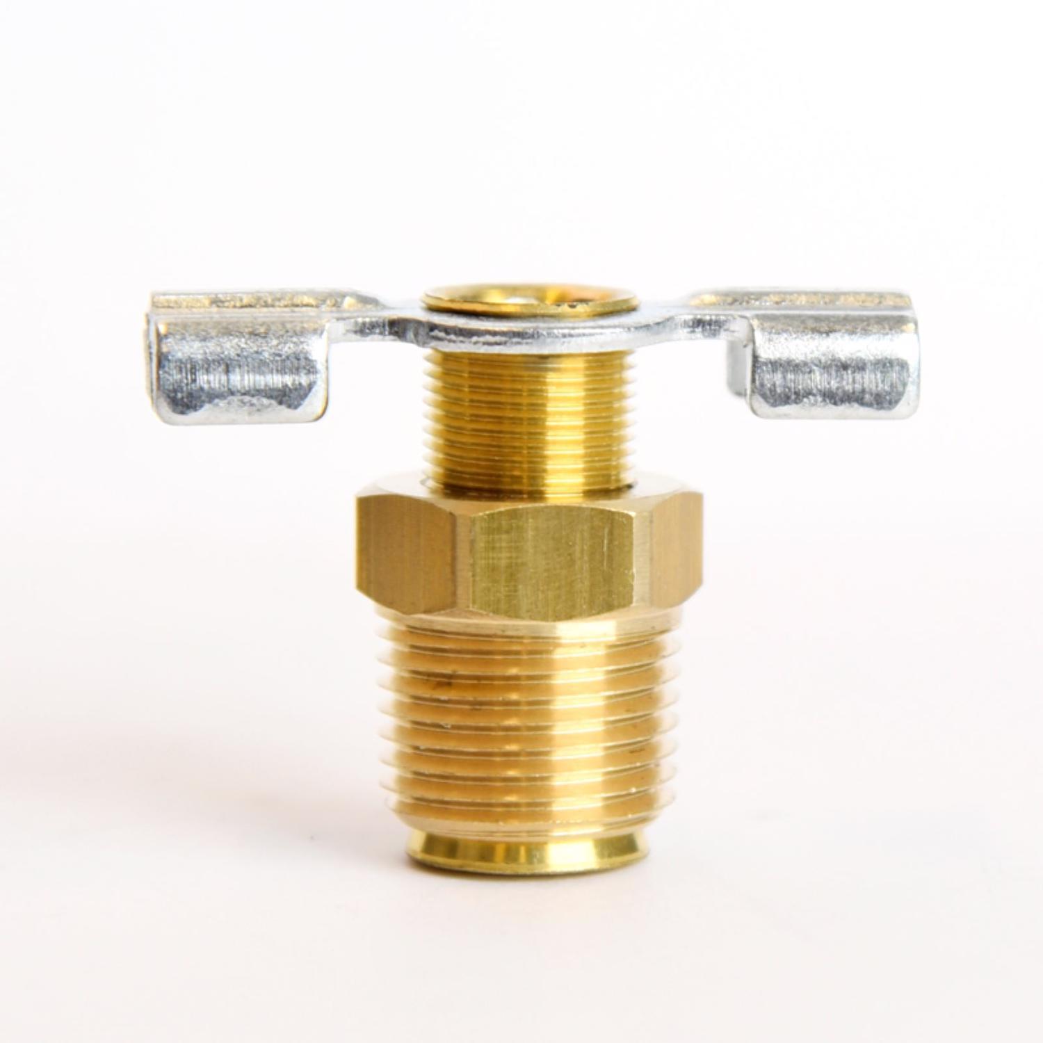 ATC 3/8 in. MPT Brass Drain Cock with External Seat