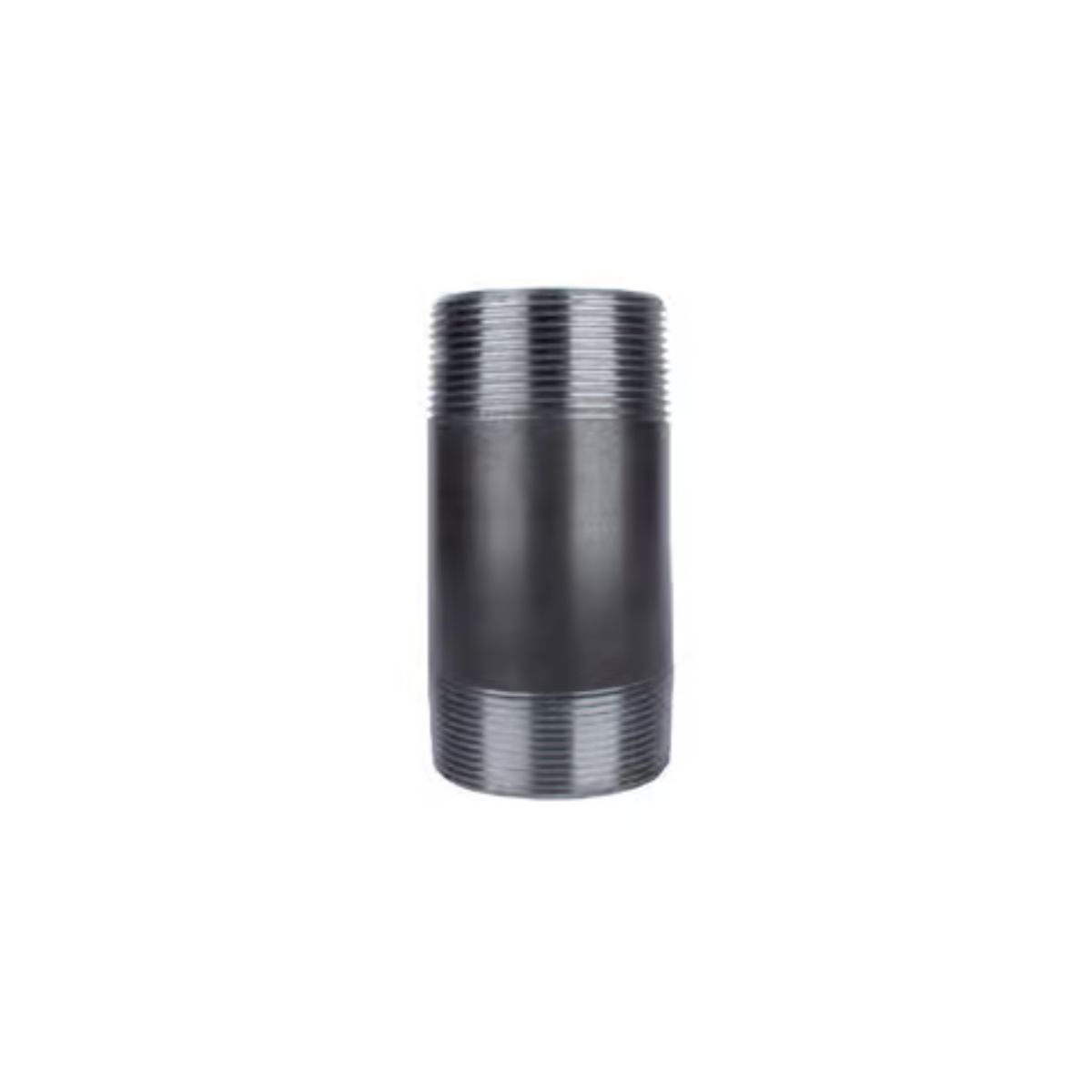 STZ Industries 1-1/2 in. MIP each x 1-1/2 in. D MIP Black Steel 3 in. L Nipple