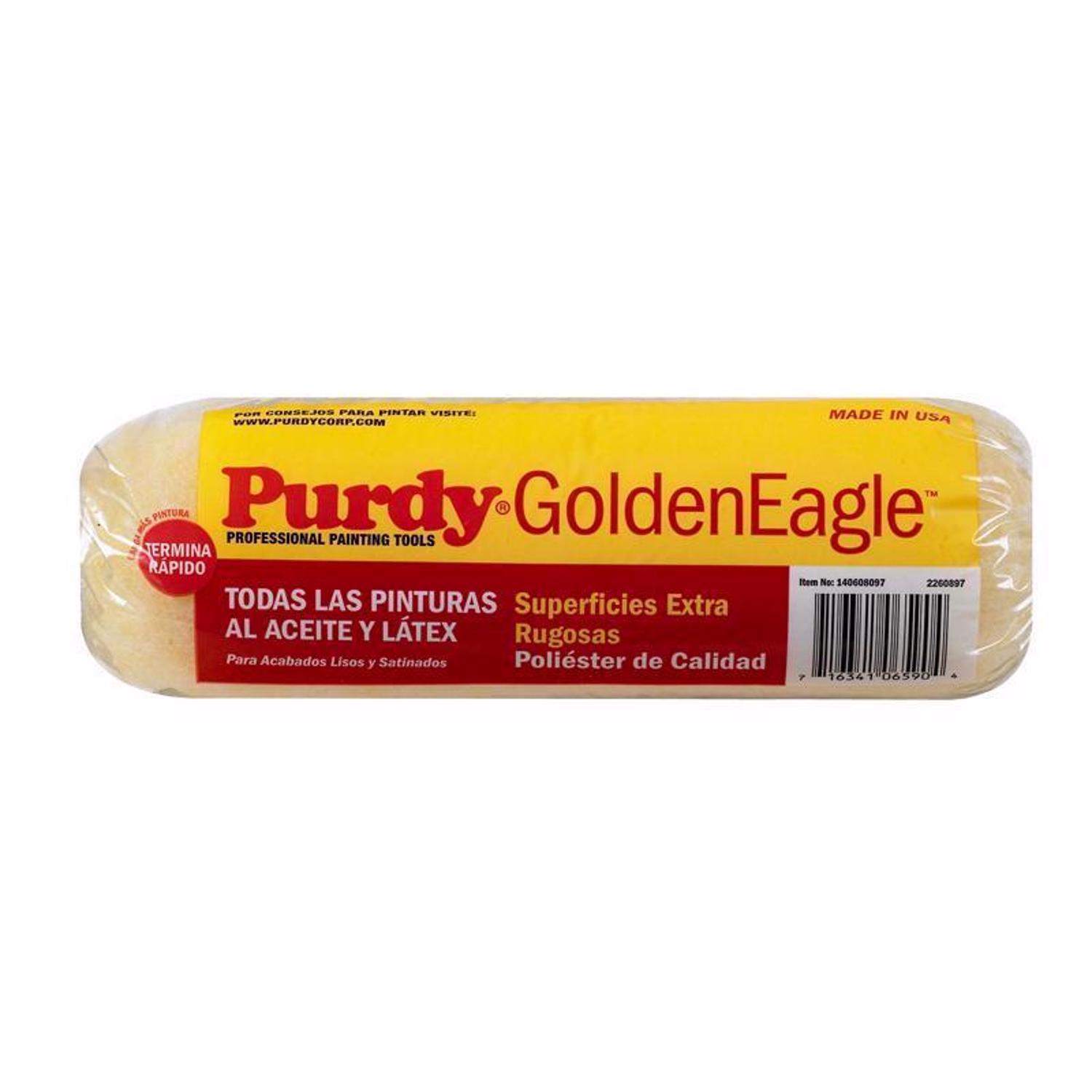 Purdy GoldenEagle Polyester 9 in. W X 1-1/4 in. Regular Paint Roller Cover 1 pk