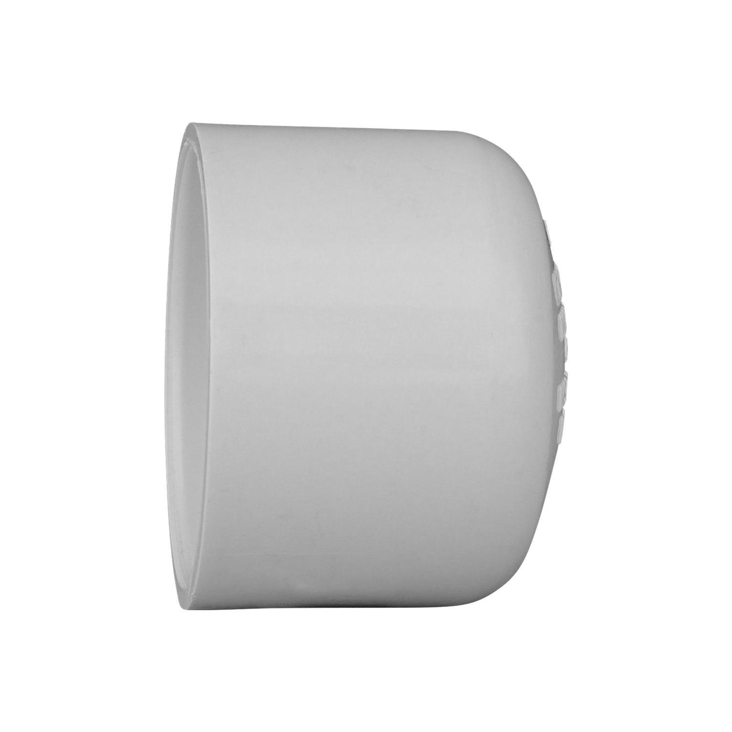 Charlotte Pipe Schedule 40 1-1/2 in. Slip PVC Cap 1 pk
