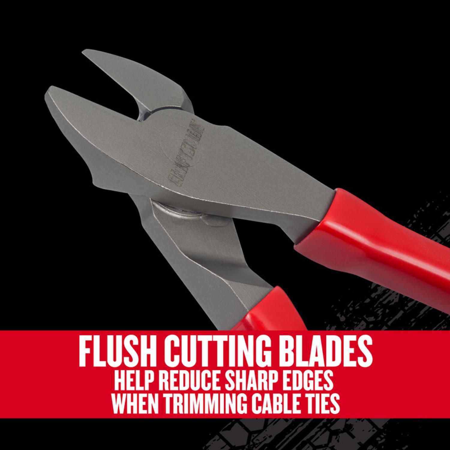 Craftsman VSeries 7 in. Carbon Steel Diagonal Pliers Flush Cutter 1 pk