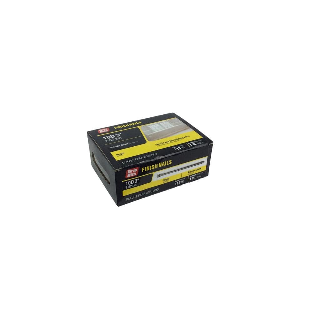 Grip-Rite Nail Finish Bright 10d 1#