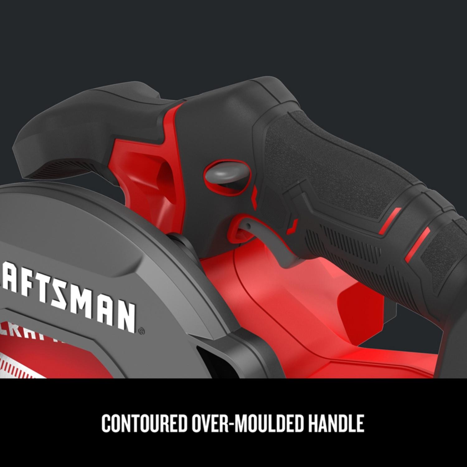 CRAFTSMAN V20 6-1/2 in. Cordless Brushed Circular Saw Tool Only