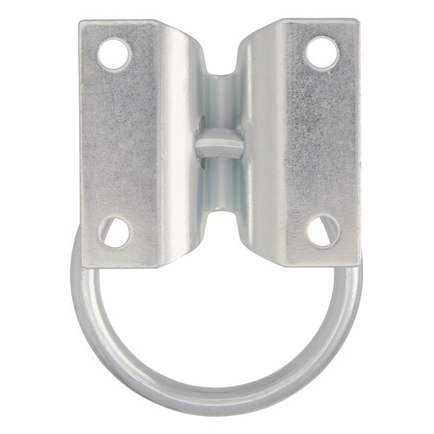 Hampton Small Zinc-Plated Silver Steel 1.875 in. L Hitching Ring 250 lb 1 pk