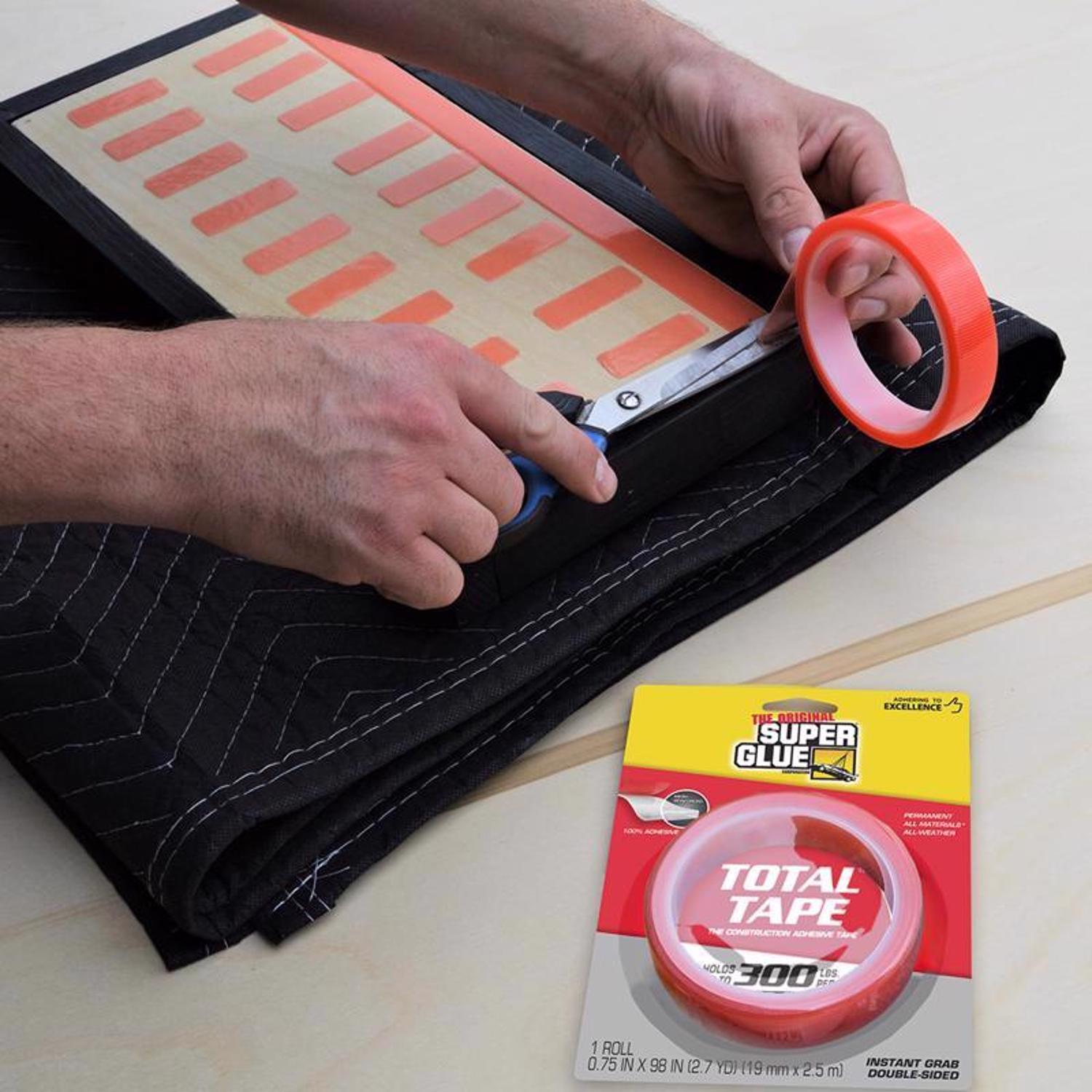 The Original Super Glue Super Strong 98 in. L X 0.75 in. W Double-Sided Mounting Tape