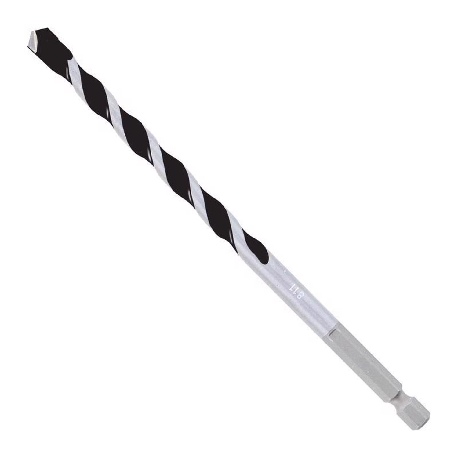 Diablo 5/16 in. X 6 in. L Multi-Material Carbide Tipped Hammer Drill Bit Hex Shank 1 pk