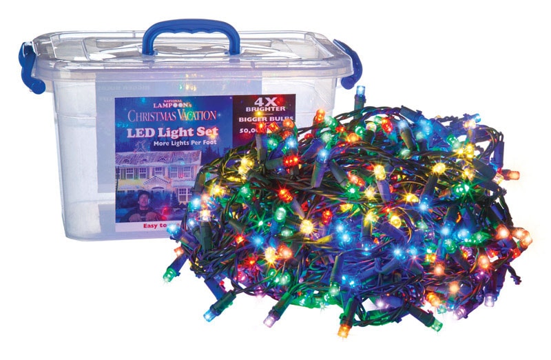National Lampoon's Project Pack 8mm LED Concave Commercial Light Set Multicolored 85 ft. 400 l